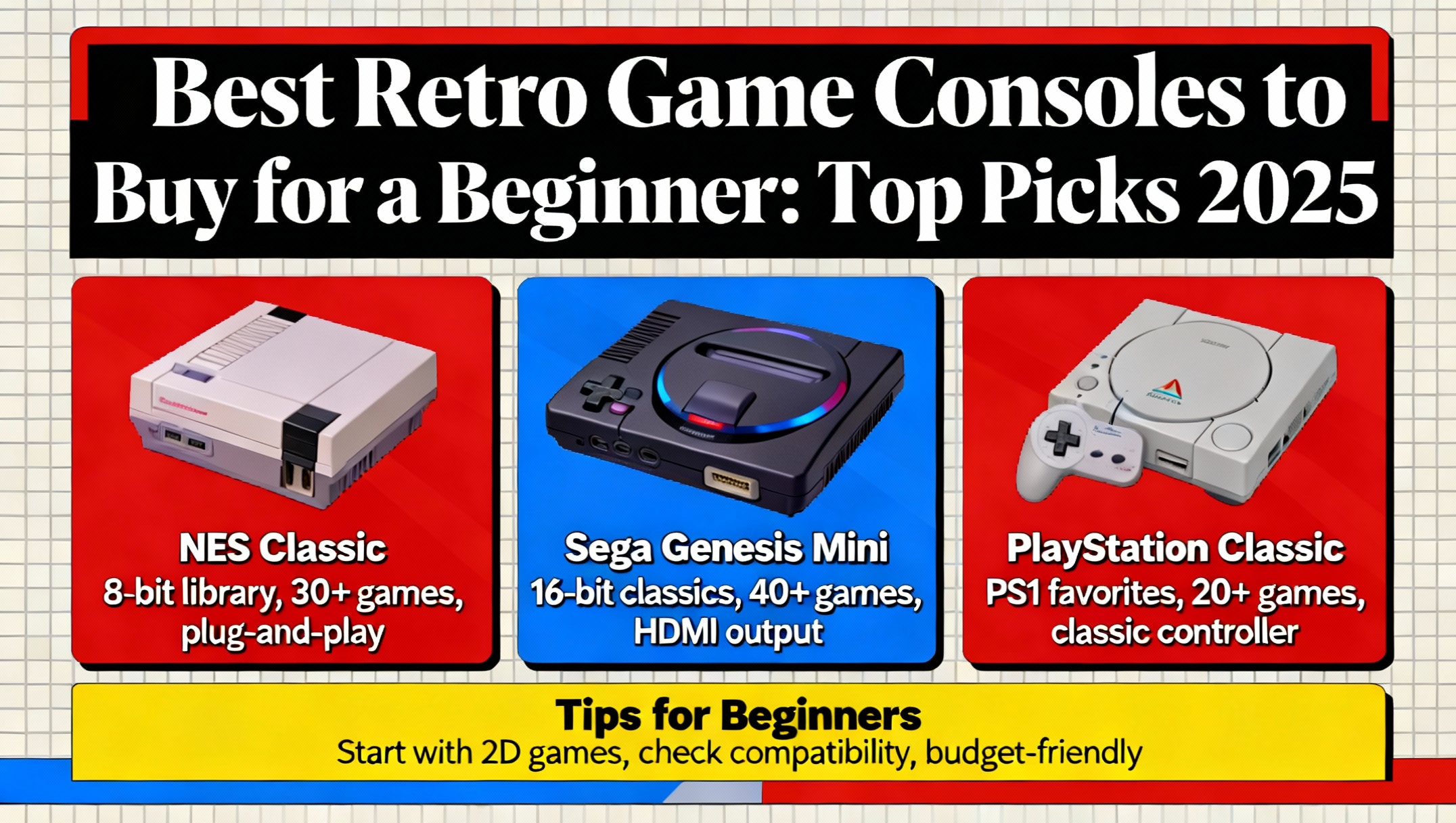 Best Retro Game Consoles to Buy for a Beginner: Top Picks 2025